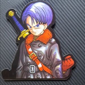 Dragon ball z future trunks 3d motion sticker